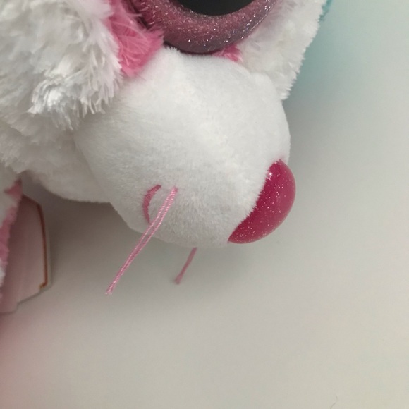 TY Beanie Boos Fiona Large Pink Blue Cat Plush 18” Retired - Picture 3 of 8